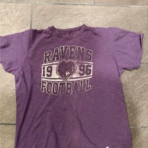 Purple Ravens Football Graphic Tee - Women's Short Sleeve